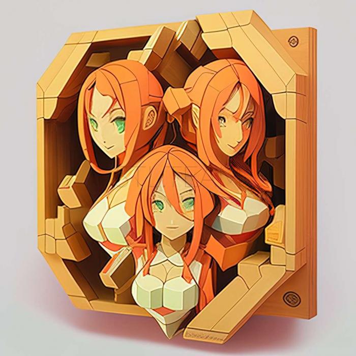 3D model Tokyo Cutie Girls Puzzle game (STL)
